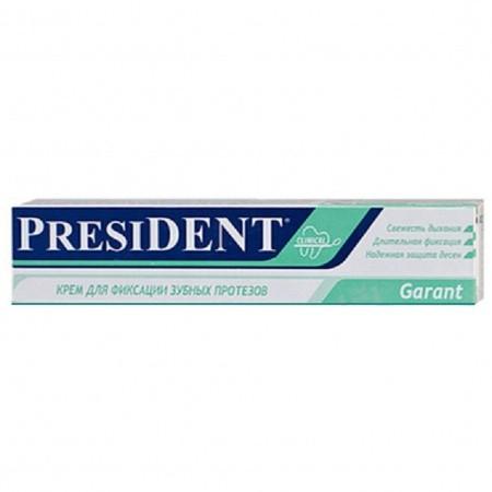 Президент  Гарант крем для фиксации зубных протезов 40 мл мятный вкус