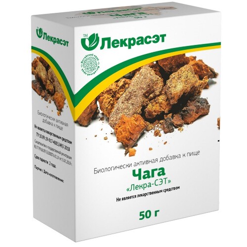 Чага Лекра-СЭТ 50г БАД