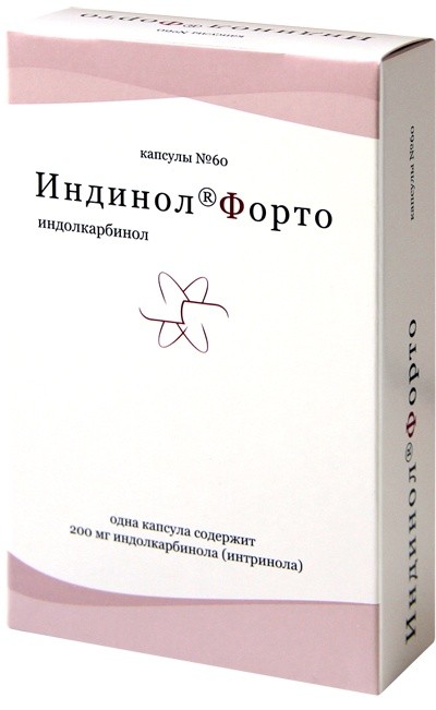 Индинол форто капс. 200 мг № 60