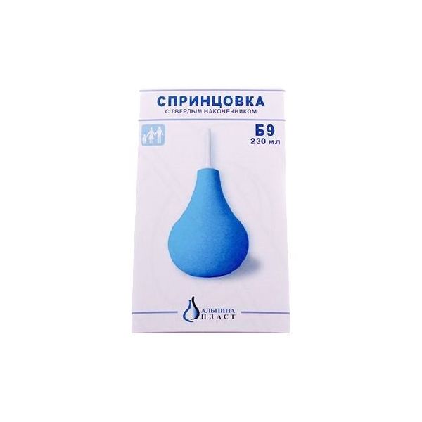 Спринцовка ПВХ № 9 Б с твердым наконечником