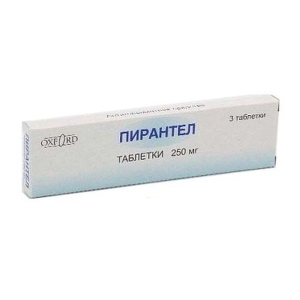 Пирантел табл. 250 мг № 3