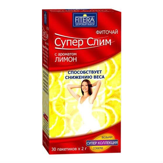 Фиточай Супер слим ф/п 2.0 № 30 лимон БАД
