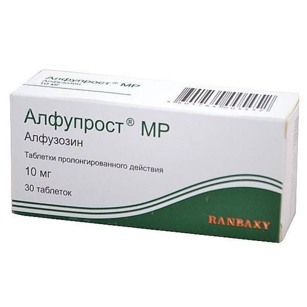 Алфупрост МР табл. с пролонг. высвоб. 10 мг № 30