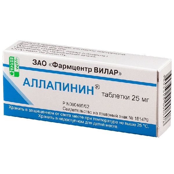 Аллапинин табл. 25 мг № 30