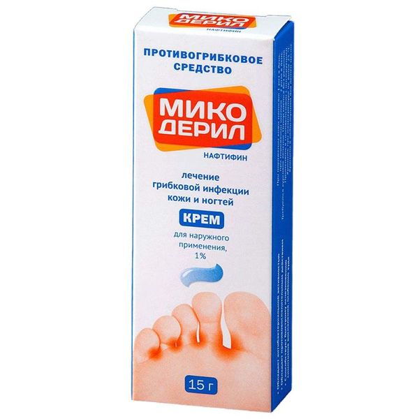 Микодерил крем для нар. прим. 1% 15 г