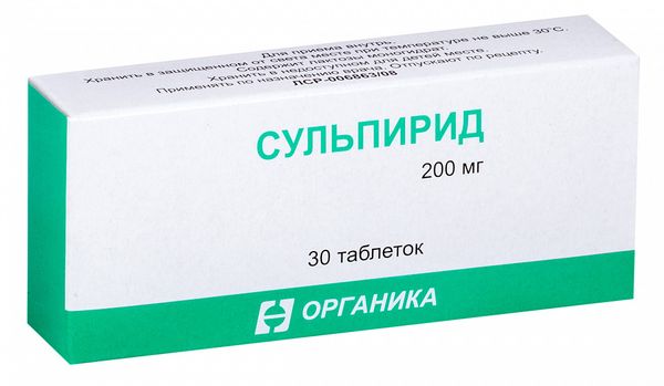 Сульпирид табл. 200 мг № 30