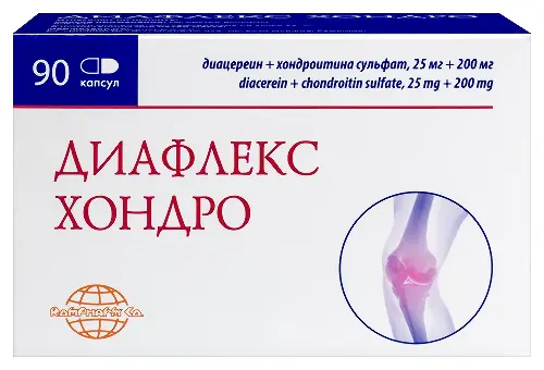 Диафлекс Хондро капс. 25 мг+200 мг № 90