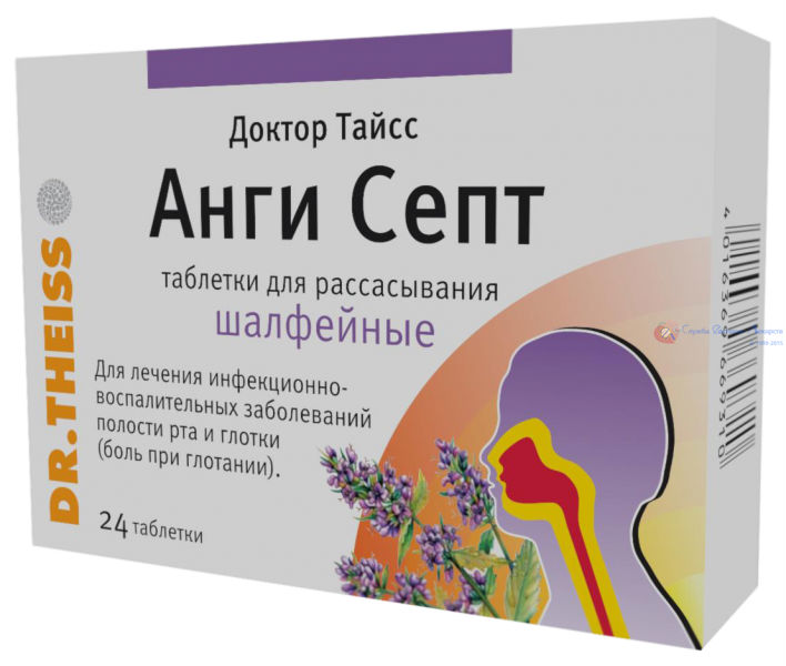 Доктор Тайсс Анги Септ табл. для расс. № 24 шалфей