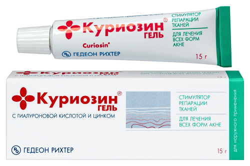 Куриозин гель для нар. прим. 0.103% 15 г