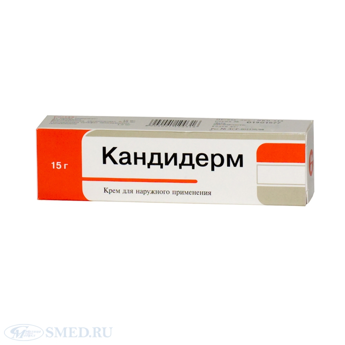 Кандидерм крем для нар. прим. 15 г