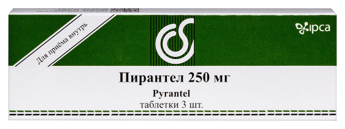 Пирантел табл. 250 мг № 3