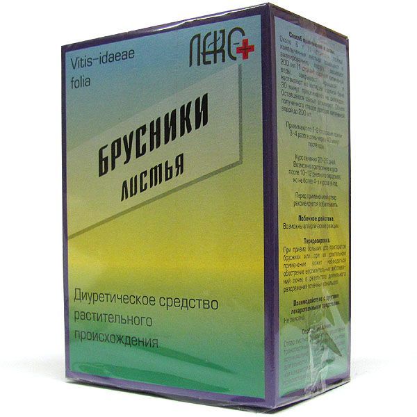 Брусники листья измельченные 50 г