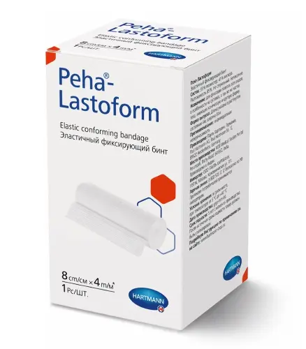 Бинт эласт. фиксир. Пеха-Ластоформ Peha-Lastoform 8 см х 4 м