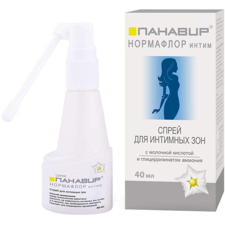 Панавир Интим Нормафлор спрей 40мл