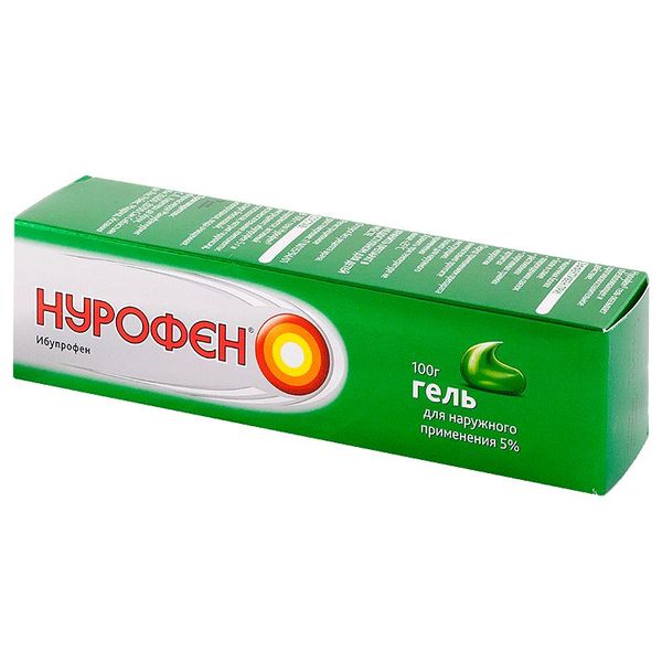 Нурофен Экспресс гель для нар. прим. 5 % 100 г