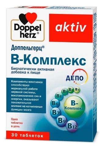 Доппельгерц Актив В-Комплекс табл. 315 мг № 30 БАД