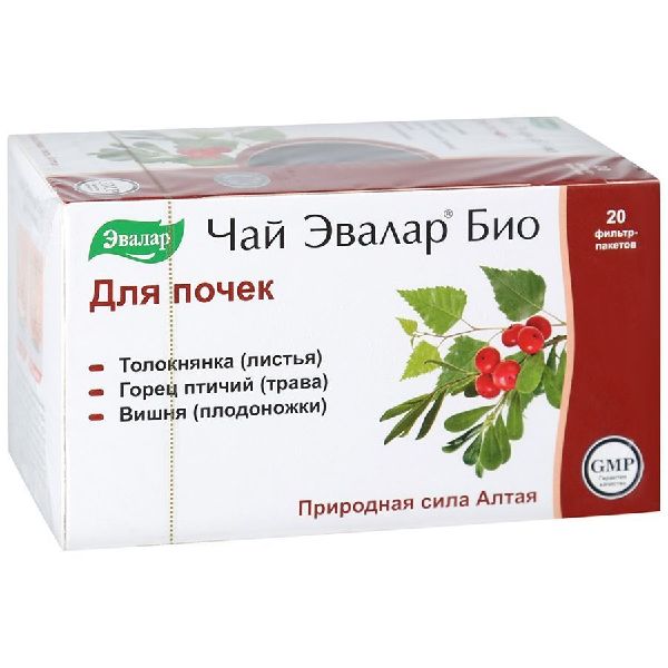 Чай Эвалар Био для почек ф/п 1,5 г № 20 БАД