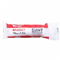 Бинт фиксирующий Фриласт 10 см х 1.7 м с неосыпающимися краями