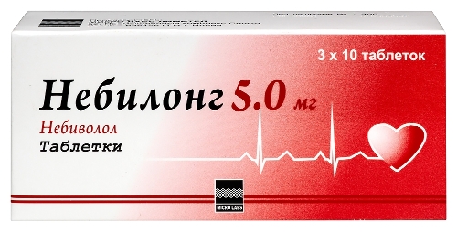 Небилонг табл. 5 мг № 30
