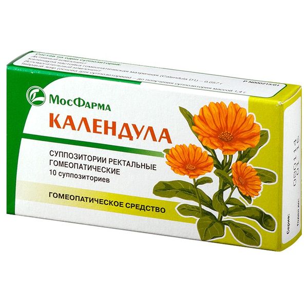 Календула супп. рект. гомеопат № 10