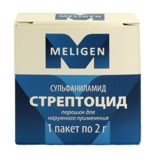 Стрептоцид пор. для нар. прим. 2 г