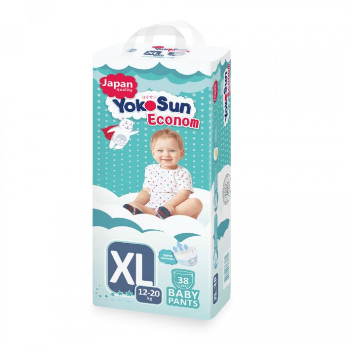 Подгузники-Трусики ЙокоСан Эко XL 12-20 кг №38