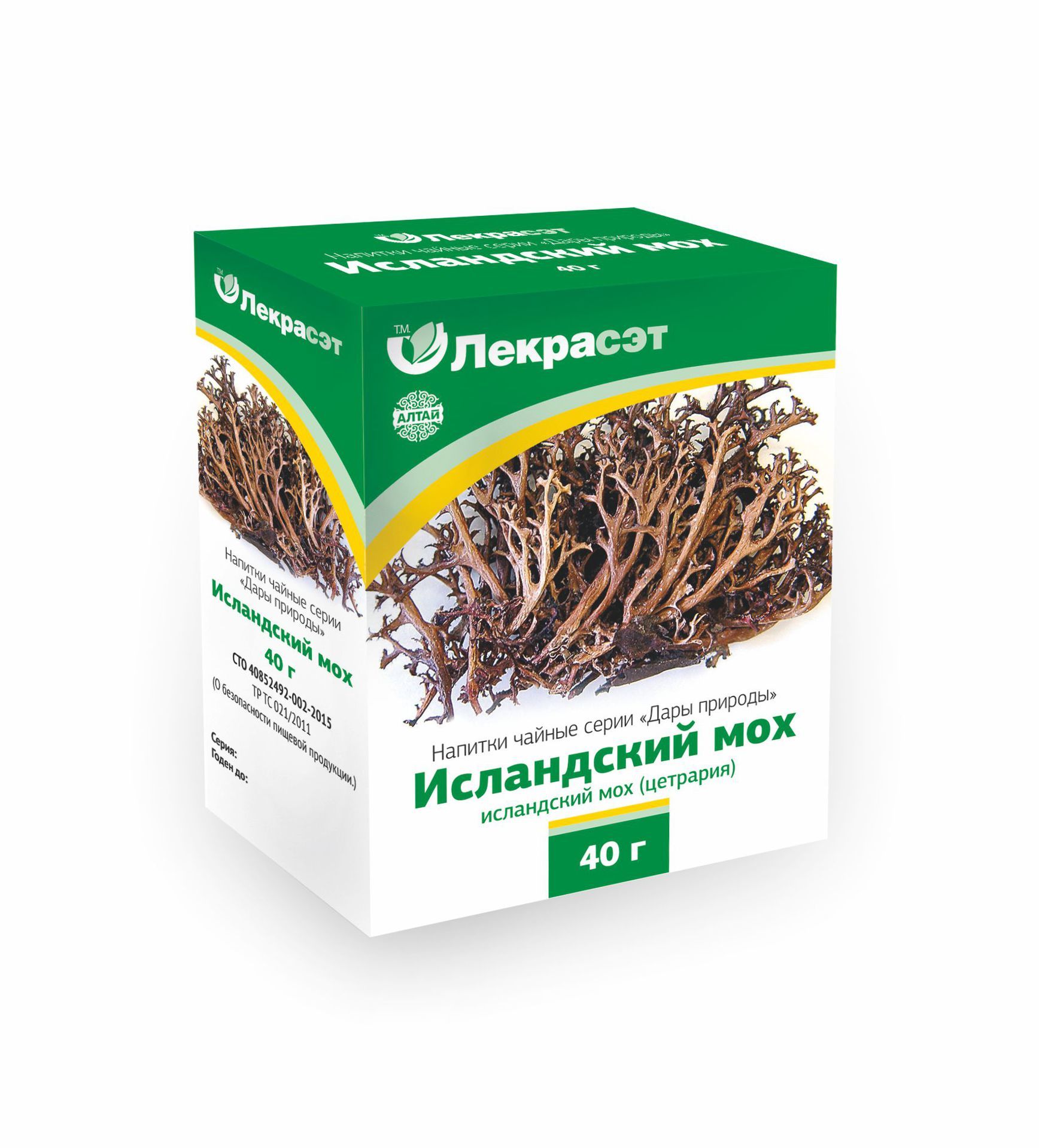 Исландский мох Лекра-Сэт 40 г БАД