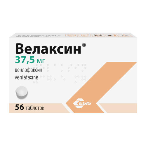 Велаксин табл. 37.5 мг № 56