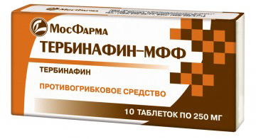 Тербинафин-МФФ табл. 250 мг № 10