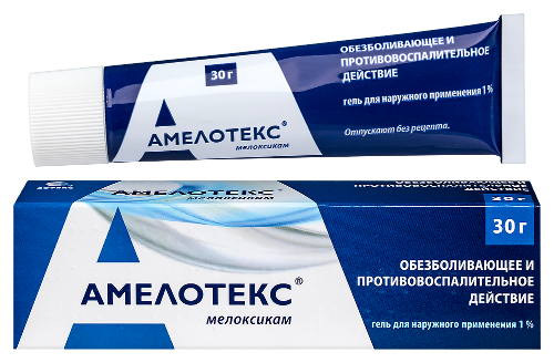 Амелотекс гель для нар. прим. 1% 30 г
