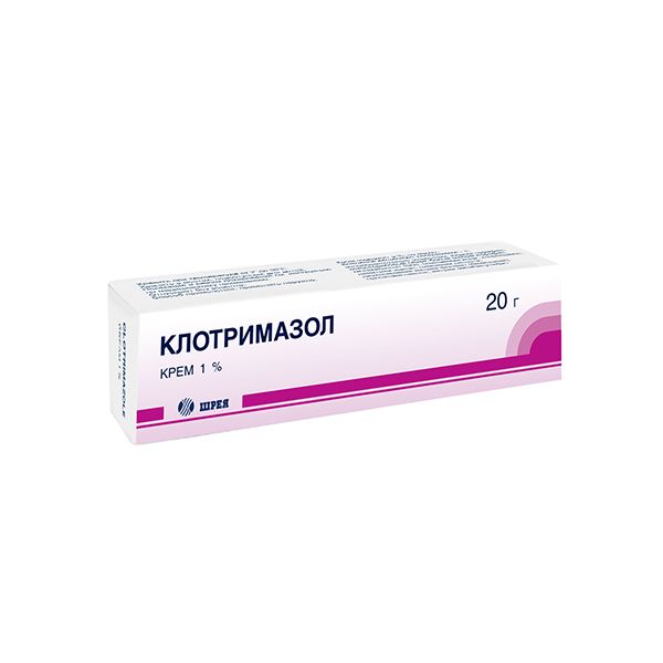 Клотримазол крем для нар. прим. 1 % 20 г