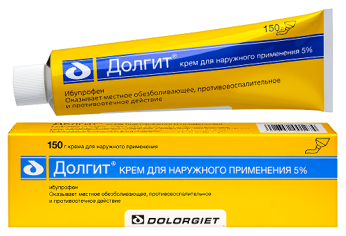 Долгит крем для нар. прим. 5 % 150 г