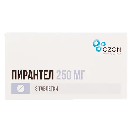 Пирантел табл. 250 мг № 3