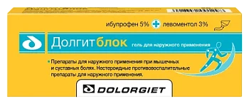 Долгитблок гель для нар. прим.5%+3% 20 г