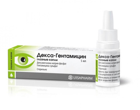 Декса-Гентамицин капли глазн. 5 мл