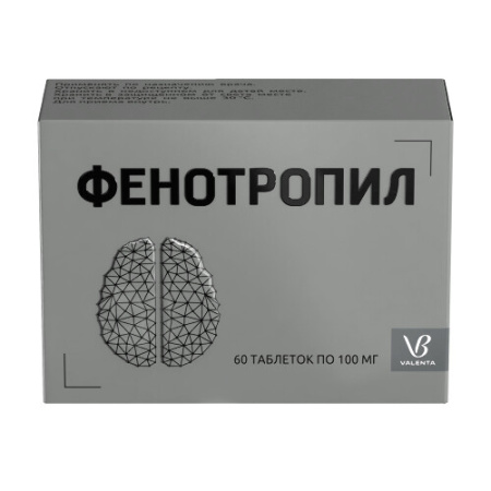 Фенотропил табл. 100 мг № 60