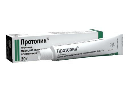 Протопик мазь для нар. прим. 0.03%  30 г