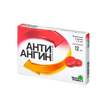 Анти-Ангин формула пастилки № 12