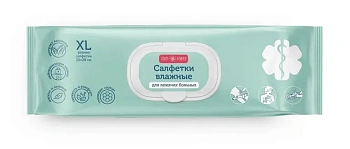 Салфетки влажные Комфорте для ухода за лежачими больными XL № 60