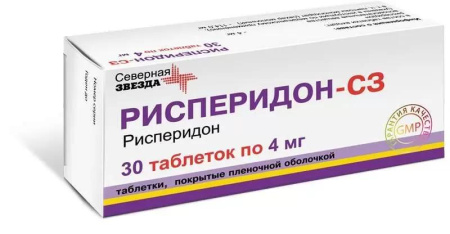 Рисперидон-СЗ табл. п.п.о. 4 мг № 30