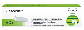 Левосин мазь для нар. прим. 40 г