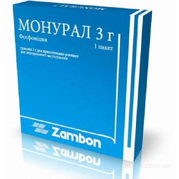 Монурал гран. для приг. р-ра д/приема внутрь 3 г № 1