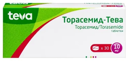 Торасемид-Тева табл. 10 мг № 30