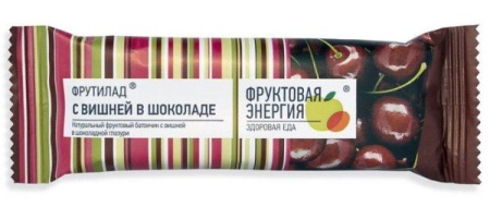 Батончик Фрутилад 40 г Вишня в шоколаде
