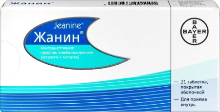 Жанин табл. п.о. 2 мг+0.03 мг № 21