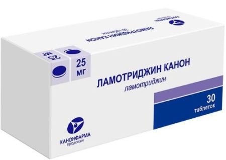 Ламотриджин Канон табл. 25 мг № 30