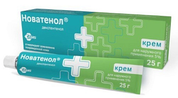 Новатенол мазь для нар. прим. 5% 25 г