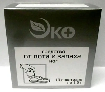 Средство от пота и запаха ног Эко 1.5 г № 10