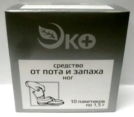 Средство от пота и запаха ног Эко 1.5 г № 10