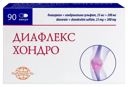 Диафлекс Хондро капс. 25 мг+200 мг № 90